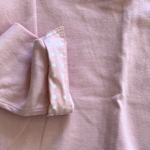 JONES NEW YORK Pink Long Sleeve Top with removable dickie and reversible cuffs M - Picture 5 of 7